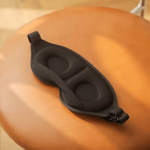 3D Kontuuritud Une Silmamask T&auml;iskasvanutele - Hingav Ja Surveta - Reisimiseks Sobiv. , Juoda 3D akių kaukė