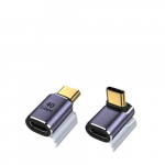 1.0 USB-C adapter 90 kraadi, Tiesi galva+kubinis posūkis*2