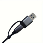 8-in-1 USB jaam koos USB 3.0, USB-C, 4 USB, TF/SD kaardilugeja, audio, MacBook, iPad, Dell, HP, nutitelefonidega.