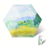 Kokkupandav Mini Vihmavari, 6 Ribiga Tuulekindel V&auml;rviline Vihmavari.  variant-109692, &Scaron;viesiai mėlyna Spalva