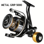BILLINGS EK 1000~7000, 5.2:1 K&auml;igusuhe, 11.79KG Max T&otilde;mme, CNC Metall Pool, Spinning Rull, Magevee Soolase. , Metalinė rankena-5000