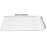 Roostevabast Terasest BBQ Grillrestid - Kleepumisvastane ja Mitmek&uuml;lgne K&uuml;psetamiseks & Jahutamiseks, T&auml;iuslik V&auml;ljas&otilde;itudele & Toitlustusele (Keskmine, V&auml;ike, Eriti Suur) , Itin didelis