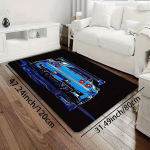 1tk, Loominguline Auto Muster K&auml;sn P&otilde;randamatt, Pehme Veekindel Libisemisvastane., 31,49 * 47,24 colio (80 * 120 cm)