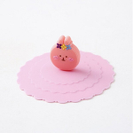Loominguline Silikoon Tassi Kaan, Lekkevaba Tolmukindel Kaan, Pink + Pink Rabbit