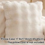 1tk Diivanikate Talvine Pehme M&ouml;&ouml;blikaitse Magamistuba Kontor Elutuba Kodu Dekoratsioon., Baltas