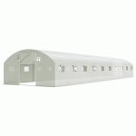 PVC kaarkasvuhoone tuulutusavadega 4x12 m