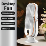 Kaasaskantav ventilaator USB, Baltas
