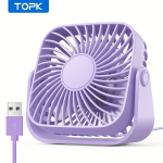 Lauaventilaator USB, Violetinė