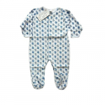 Puuvillane kombinesoon Arazy4, valge/sinine