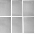 MosaicMirror Mosaic peegelplaadid, 6 tk.