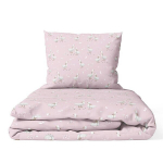 Voodipesukomplekt Ankras 2 osa 135/100 40/60, roosa/haned