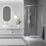 Pool&uuml;mar du&scaron;ikabiin Laveo Bresso, 90x90 cm