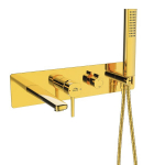 Varjatud valamusegisti du&scaron;ikomplektiga Laveo Pola, Gold