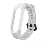 BestAccessories, Silikoonrihm Mi Band 7/6/5 jaoks, valge