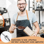 Komplekt 6tk tangid ja 2tk j&auml;&auml; toidu spaatel roostevabast terasest