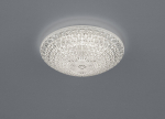 LED-plafoon Kuma, 28 cm, l&auml;bipaistev