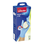 Toiduohutuse Kindad - VILEDA - 40 &Uuml;hikut - 100% Nitrail - S/M - Maximaalne Kaitse