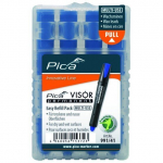 T&auml;ites&uuml;si PICA Visor permanent markerile, sinine (4/tk pakk), BLISTER