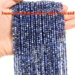 120 tk/n&ouml;&ouml;r 3 mm loodusliku lihviga kivist helmed ehete jaoks. Rivex, 1. taseme sodaliit