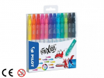 Pilot Frixion Colors markerid, 12 v&auml;rvi, kustutatavad
