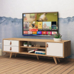 TV laud Kalune Design Lara, pruun/valge