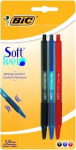Pastapliiatsid BIC SOFT FEEL 0,32 mm, 3 tk 133990, 3 v&auml;rvi