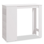 Baarilaud Home, 120x50 cm, Valge