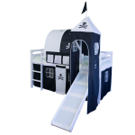 Laste narivoodi, 207x150x97 cm, valge