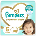 M&auml;hkmed Pampers Premium Care, Mega Box, suurus 5, 11-16 kg, 88 tk