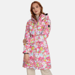 Huppa Naiste kevad-s&uuml;gis parka MINNA, neon pink pattern