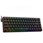 E-yooso mini &otilde;huke mehaaniline m&auml;ngu klaviatuur punane pistik-Z686RGB-BALT-PPT, punane l&uuml;liti