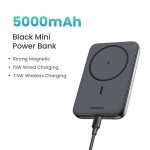 Ugreen 5000mAh magnetilise energia pank 15W traadita kiire laadimisega - 10000mAh sinine