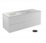 Vannitoakapp koos kraanikausiga Besco Akya Classic, valge