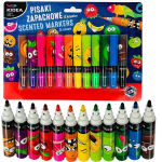 V&auml;rvilised markerid 12 tk. puuviljase l&otilde;hnaga