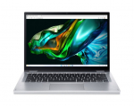 S&uuml;learvuti Kandela - Acer Aspire 3 Spin 14 A3SP14-31PT-38YA | Intel Core i3 N-seeria i3-N305 | 8 GB LPDDR5 | 256 GB SSD | 14" Puutetundlik WUXGA | Wi-Fi 6 (802.11ax) | Windows 11 Kodu S-režiimis | H&otilde;bedane, Sidabrinė