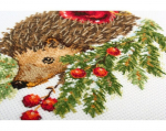 Ristpistes tikkimiskomplekt "Siil kuuske ehtimas", 15.5 x 13, RTO