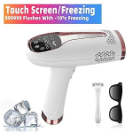 2023 999999 Flash Laser Epilator Laser m&uuml;&uuml;b tuliselt alalist IPL -i fotopilatori juuste eemaldamist valutu elektrilise epilaator - USA pistik miinus 10 k&uuml;lmutamist