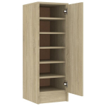 vidaXL kingakapp, Sonoma tamm, 32 x 35 x 92 cm, puitlaastplaat
