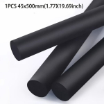 1tk Vastupidav Nailon &Uuml;marvarras - 500mm PA6 Tugev Latt Mehaanilistele Tihenditele ja Osadele, 1 vnt. 45 x 500 mm (1,77 x 19,69 colio)