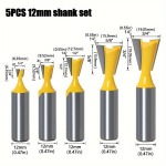 5/6tk 6mm/8mm/12mm vars 1/4 1/2 vars sabaliideseadme freesiterad puidu volfraseadis, 5 vnt 12 mm kotas
