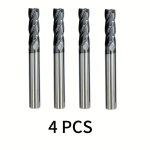 1tk/2tk/3tk/4tk/5tk 8mm Meeterm&otilde;&otilde;dus Freespink, 60mm Pikkus, Karastatud Sulam, K&uuml;lg/Ots Freesimiseks, CNC T&ouml;&ouml;koja T&ouml;&ouml;riistad, 4 vnt