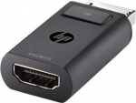 HP A/V adapter - 1 x HDMI female digital audio/video - 1 x DisplayPort male digital audio/video