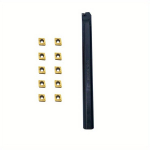 1tk SCLCR06+10tk+10TKCCMT2 CCMT060204 Tera/Raam 95 Kraadi Roostevaba Teras Siseava P&ouml;&ouml;rdtera l&otilde;ikeriist terahoidik jaoks teraset&ouml;&ouml;d., S14N-SCLCR06 1vnt+