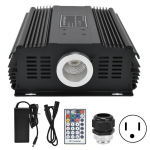 45 W LED RGB+W FIBER -Optilise valguse komplekt koos 28 nupuga kaugjuhtimispuldi kodubaaride, KTV, hotellide, klubide, peokaunistuste jaoks