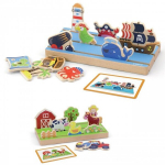 Puidust kahepoolsed kujukesed alusega Viga