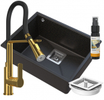 Valamu graniit Granitan kuldne Napo 55cm komplekt