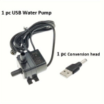 USB-toitega sukelduv veepumpade komplekt 152.4cm voolikuga., 2 dalių rinkinys