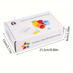 V&auml;rvilised sorteerimistopsid, puidust hariv m&auml;nguasi. Rivex