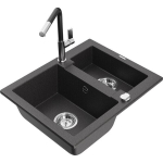 Pool-topelt graniidist valamu Mexen Carlos koos Flora k&ouml;&ouml;gisegistiga, must t&auml;piline - 6518-76-670401-07