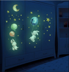 Pimedas helendavad seinakleebised J&auml;nkud